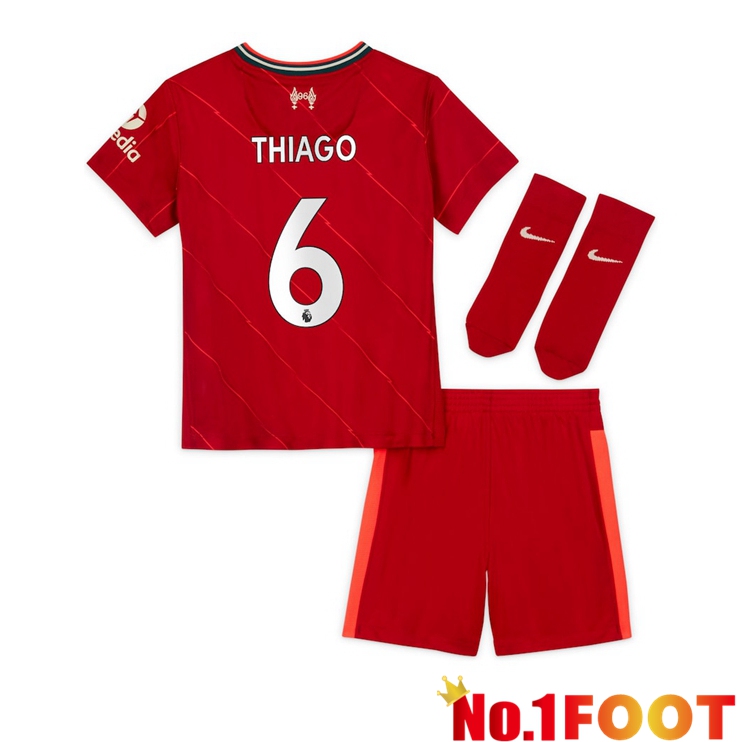 FC Liverpool (THIAGO 6) Kids Home Jersey Red 2021/2022