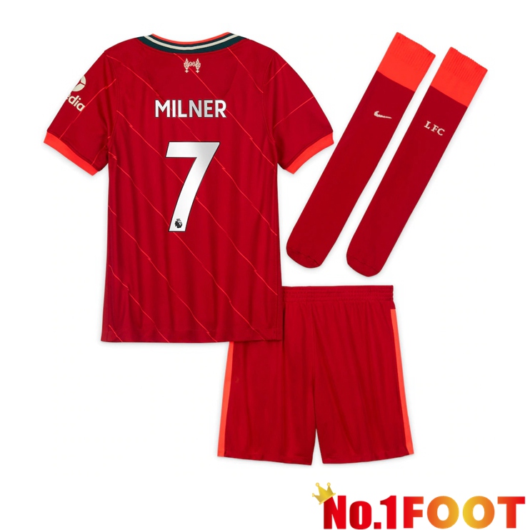 FC Liverpool (MILNER 7) Kids Home Jersey Red 2021/2022