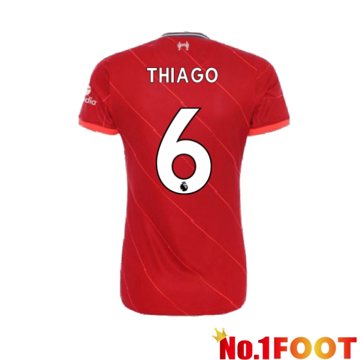 FC Liverpool (THIAGO 6) Womens Home Jersey Red 2021/2022