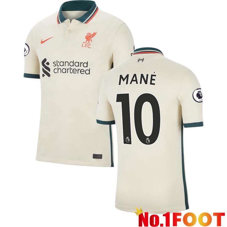 FC Liverpool (MANE 10) Away Jersey Bronzer 2021/2022