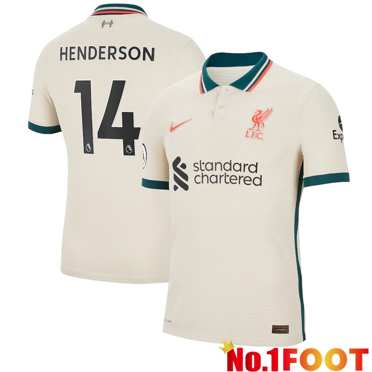 FC Liverpool (HENDERSON 14) Away Jersey Bronzer 2021/2022