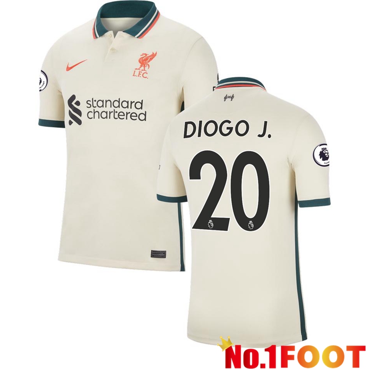 FC Liverpool (DIOGO J. 20) Away Jersey Bronzer 2021/2022