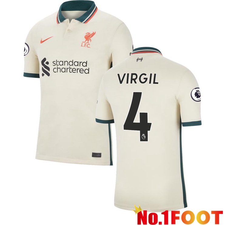 FC Liverpool (VIRGIL 4) Away Jersey Bronzer 2021/2022