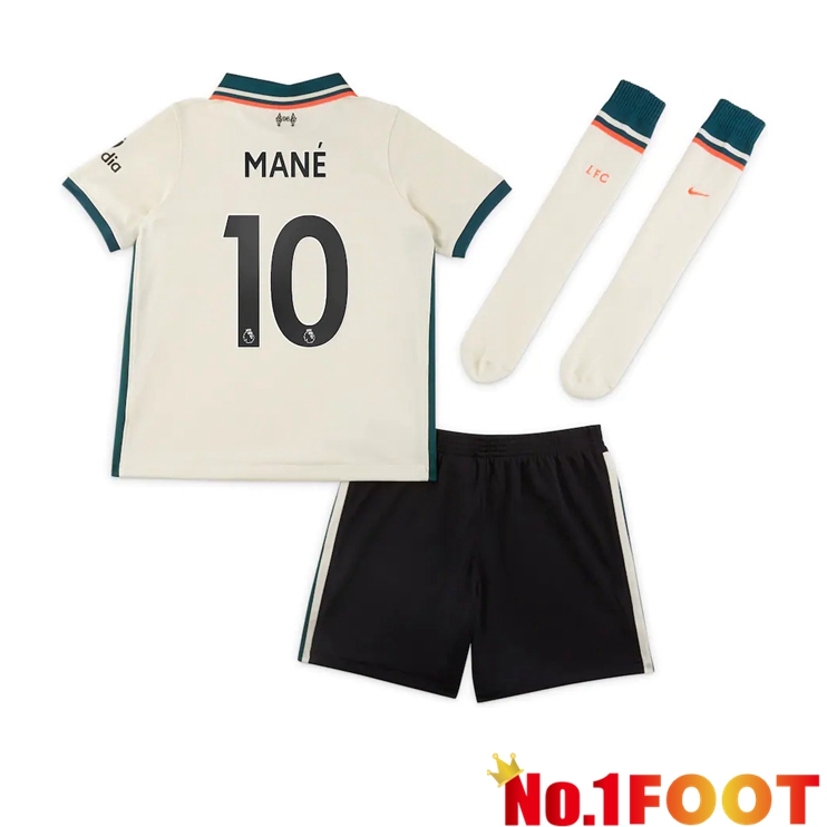 FC Liverpool (MANE 10) Kids Away Jersey Bronzer 2021/2022