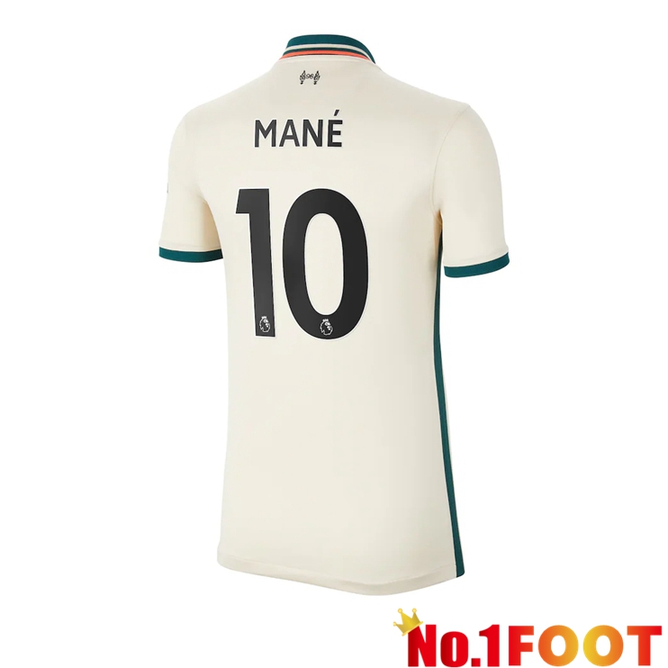 FC Liverpool (MANE 10) Womens Away Jersey Bronzer 2021/2022