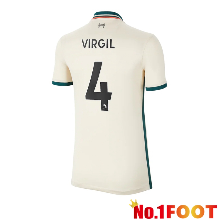 FC Liverpool (VIRGIL 4) Womens Away Jersey Bronzer 2021/2022