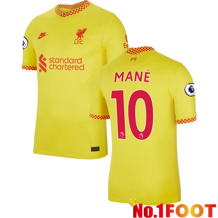 FC Liverpool (MANE 10) Third Jersey Yellow 2021/2022