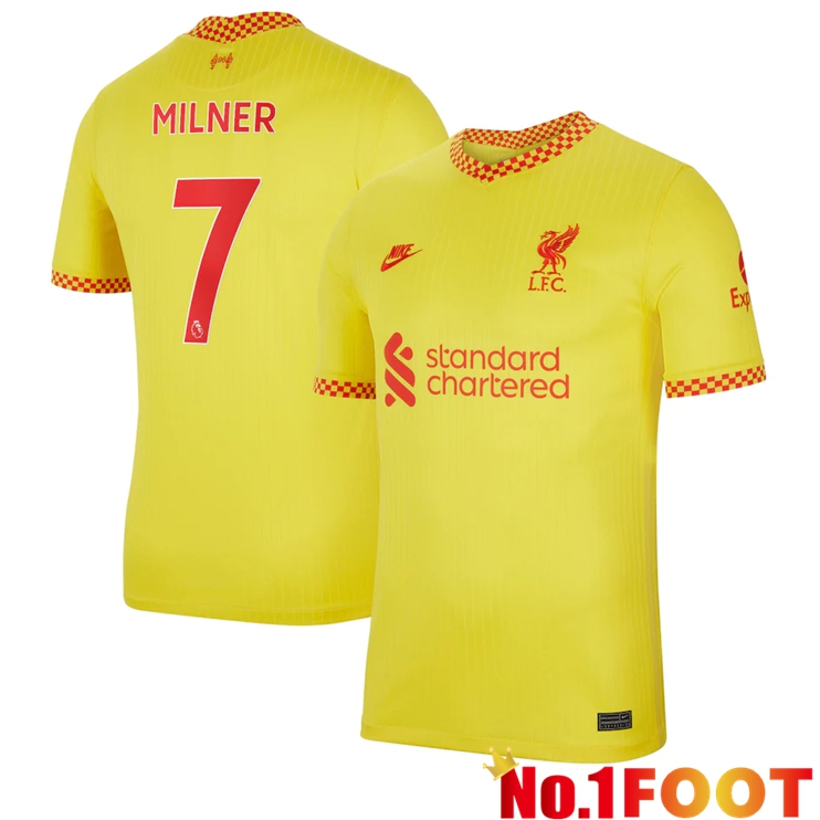 FC Liverpool (MILNER 7) Third Jersey Yellow 2021/2022