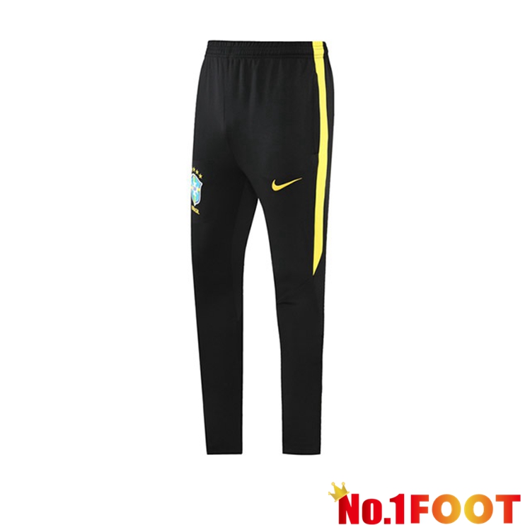 Brazil Training Pants Black Yellow 2021/2022