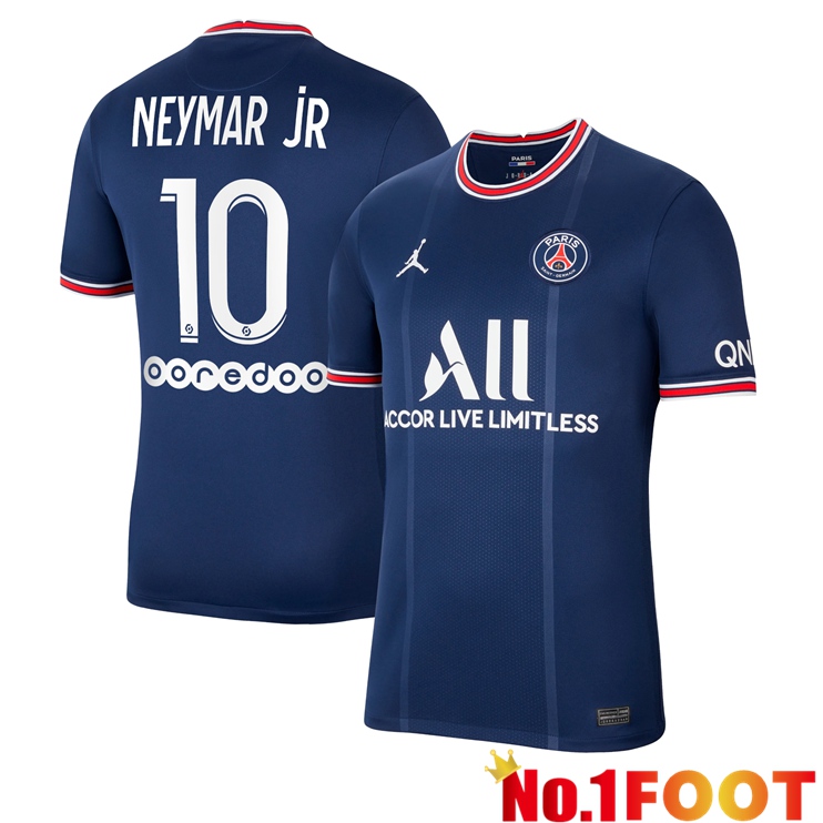 Paris Saint Germain (NEYMAR JR 10) Home Jersey Blue 2021/2022