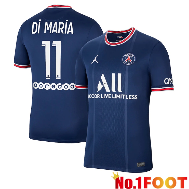 Paris Saint Germain (DI MARIA 11) Home Jersey Blue 2021/2022