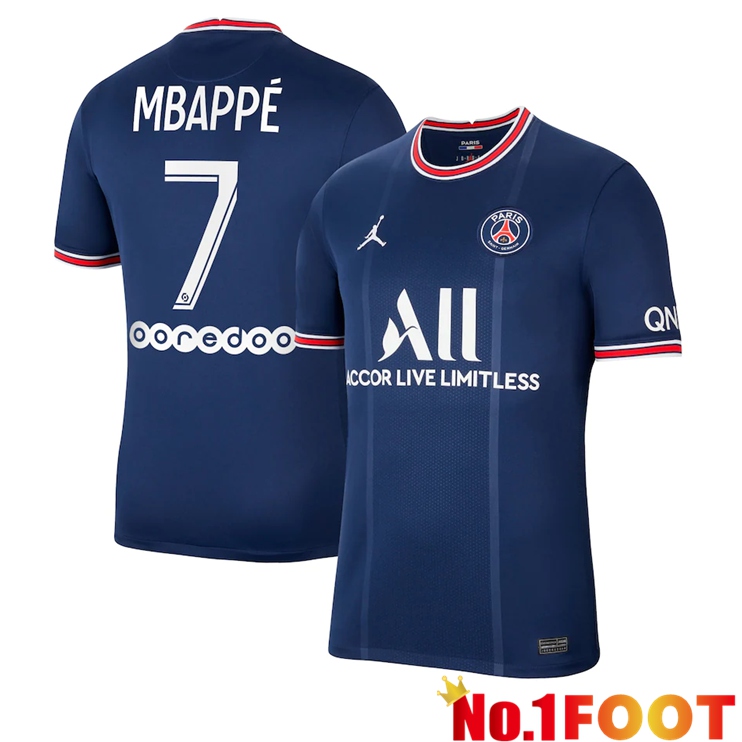 Paris Saint Germain (MBAPPE 7) Home Jersey Blue 2021/2022