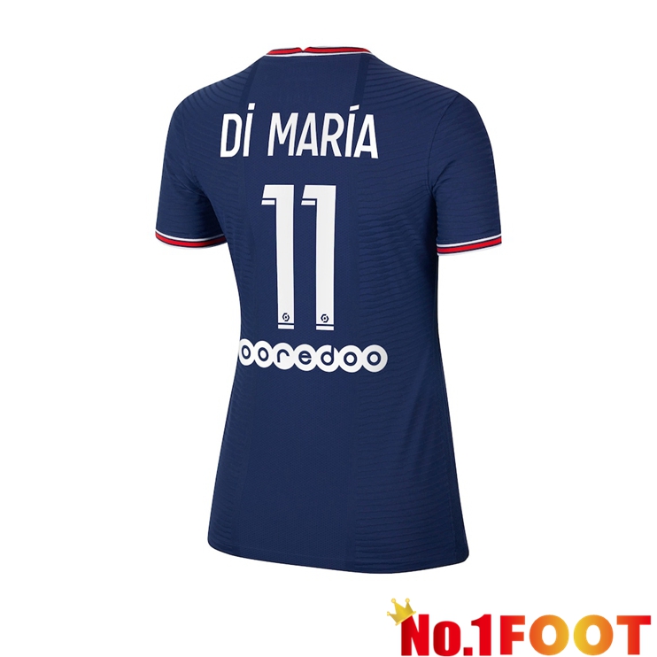 Paris Saint Germain（Di Maria 11）Womens Home Jersey Blue 2021/2022