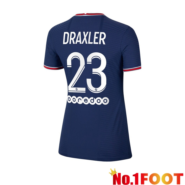 Paris Saint Germain（Draxler 23）Womens Home Jersey Blue 2021/2022