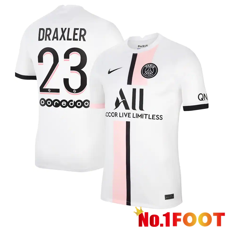 Paris Saint Germain (Draxler 23) Away Jersey White 2021/2022