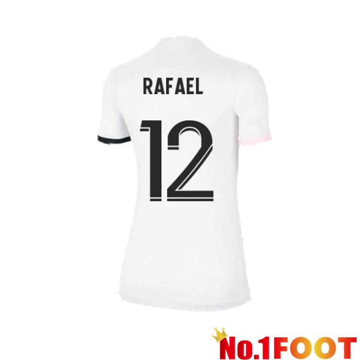 Paris Saint Germain（Rafael 12）Womens Away Jersey White 2021/2022