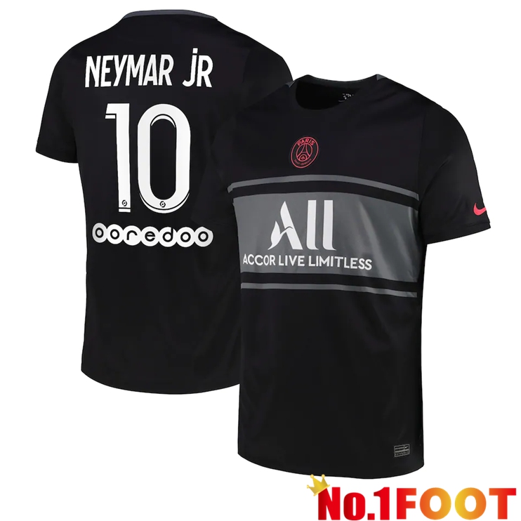 Paris Saint Germain (NEYMAR JR 10) Third Jersey Black 2021/2022