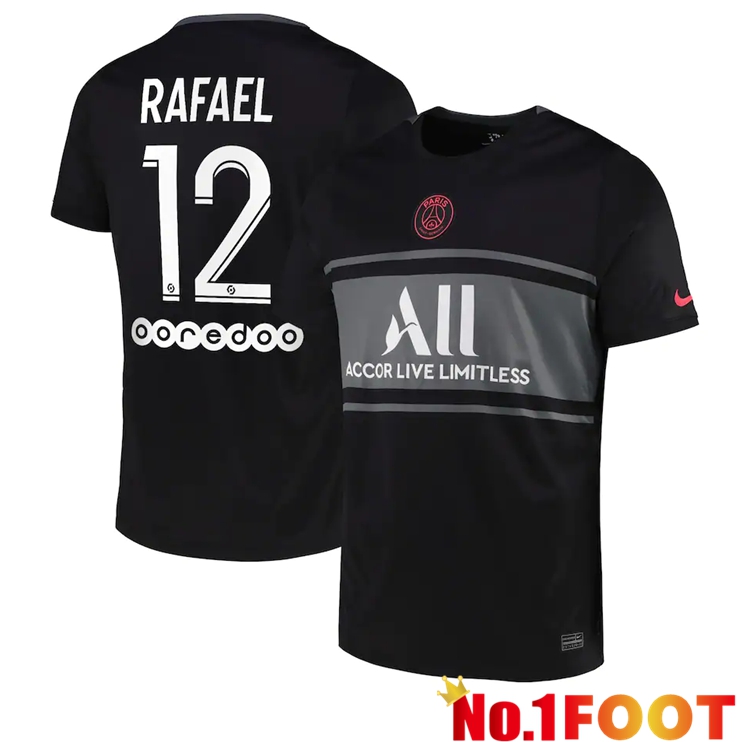 Paris Saint Germain (Rafael 12) Third Jersey Black 2021/2022