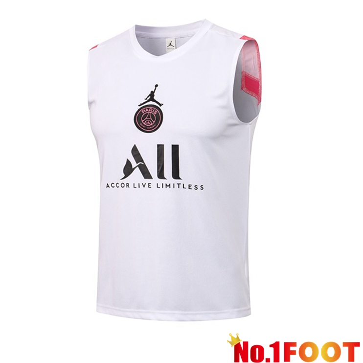 Paris PSG Football Vest White 2021/2022