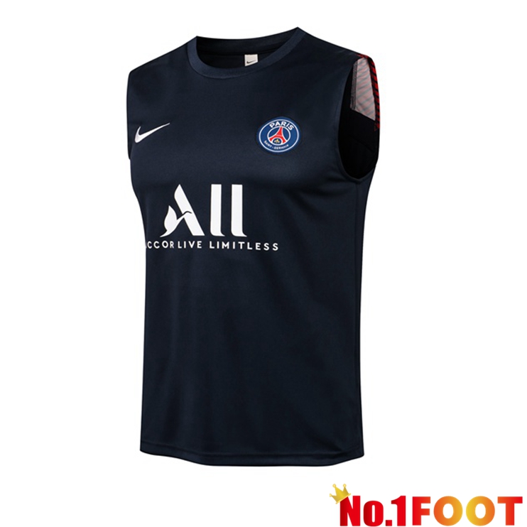 Paris PSG Football Vest Blue Royal 2021/2022