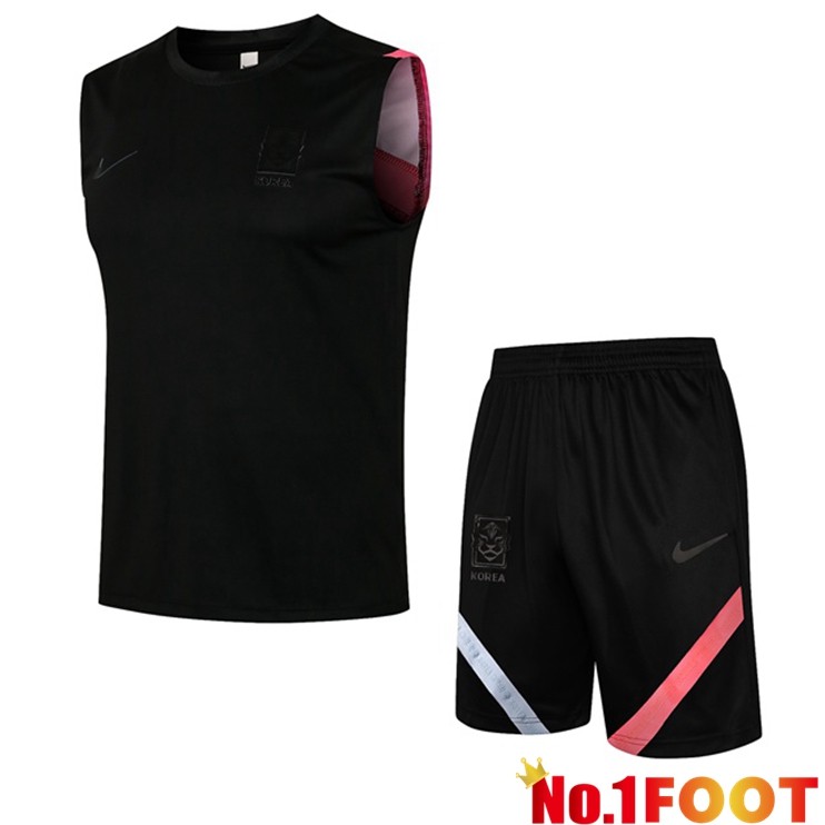 Korea Football Vest + Shorts Black 2021/2022