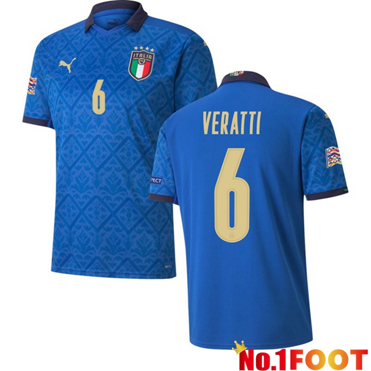 Italy (VERATTI 6) Home Jersey 2020/2021