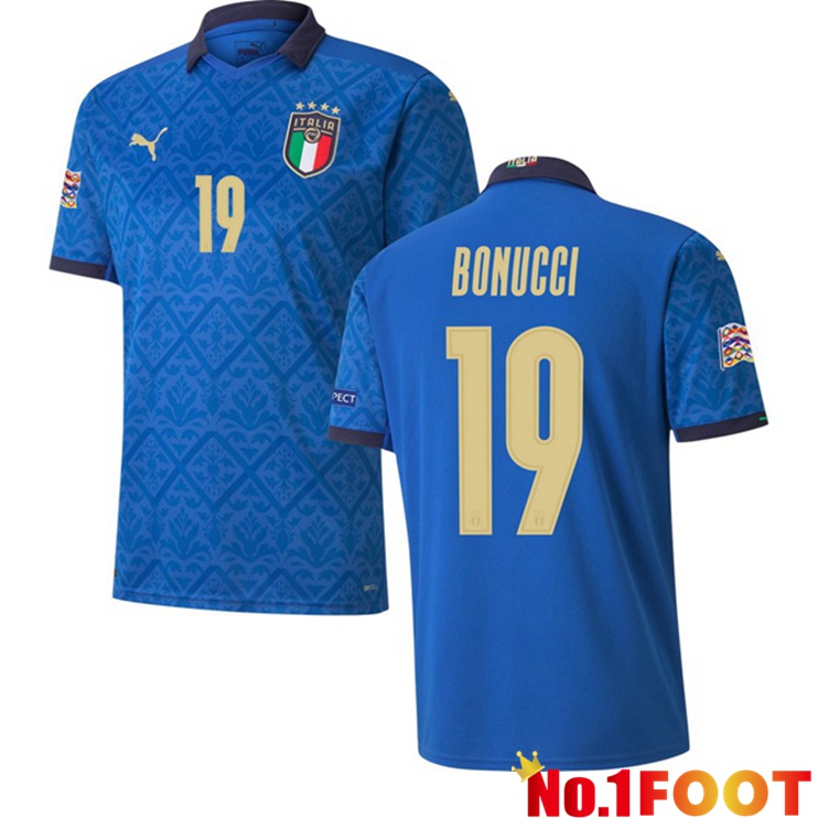 Italy (BONUCCI 19) Home Jersey 2020/2021