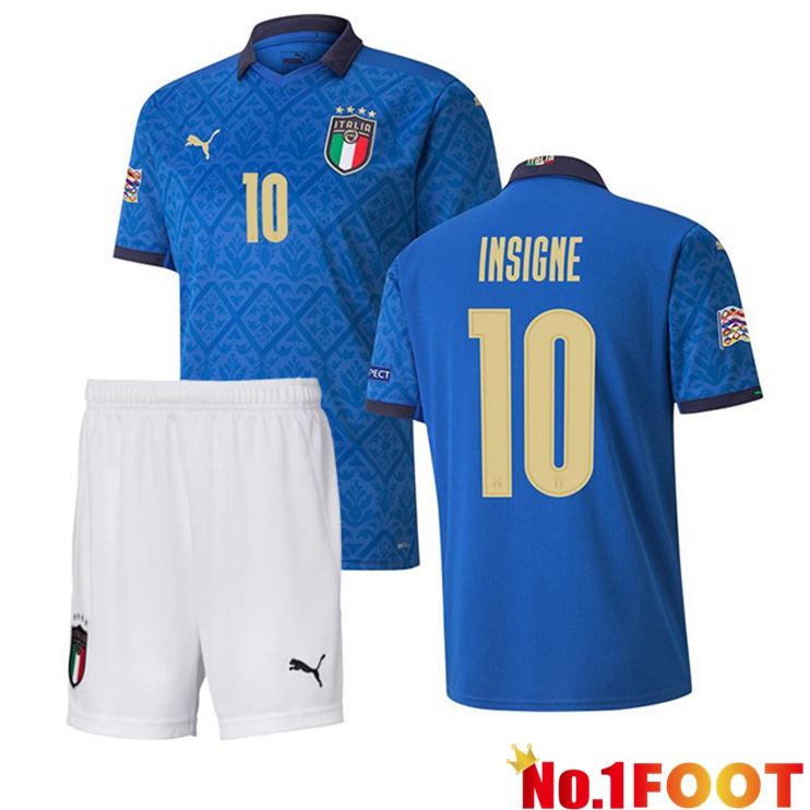 Italy (INSIGNE 10) Kids Home Jersey 2020/2021