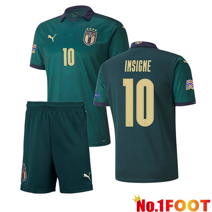 Italy (INSIGNE 10) Kids Third Jersey 2020/2021