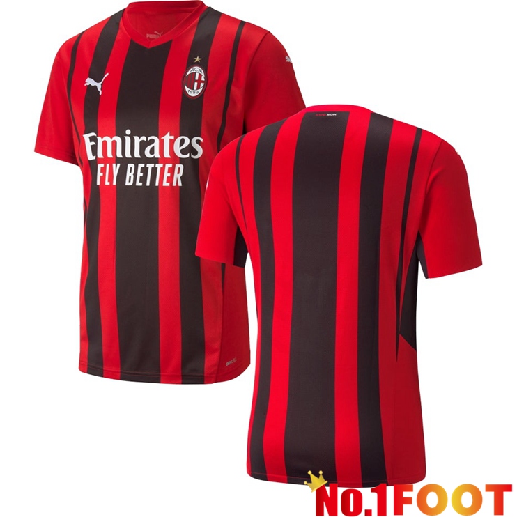 AC Milan Home Jersey Red/Black 2021/2022