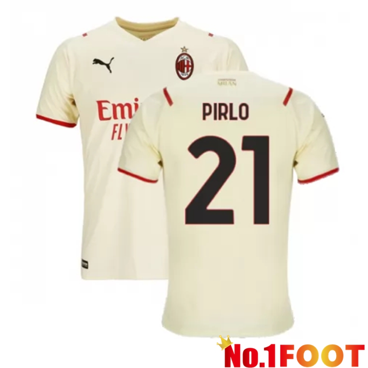 AC Milan（PIRLO 21）Away Jersey Beige 2021/2022