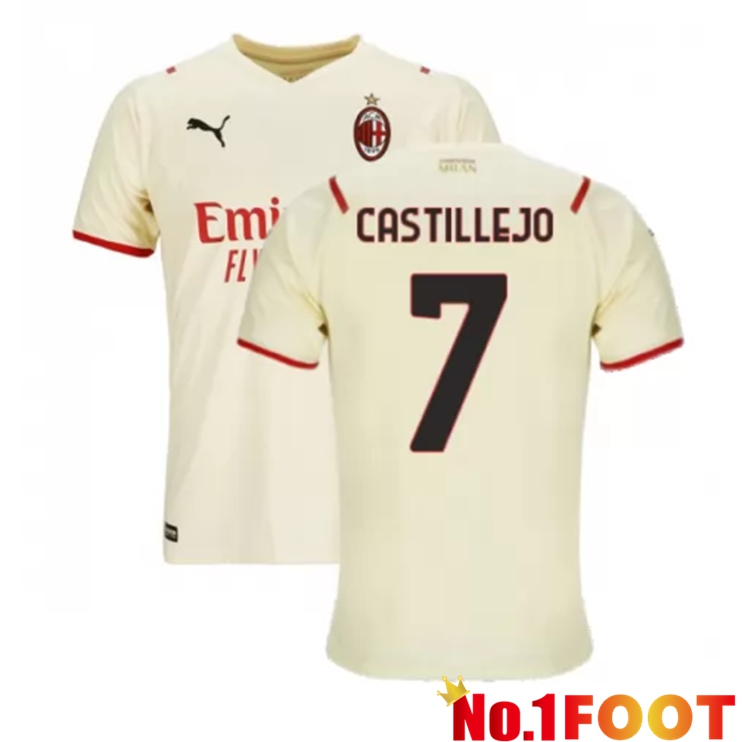 AC Milan（SHEVCHENKO 7）Away Jersey Beige 2021/2022