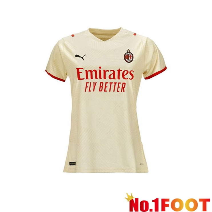 AC Milan Womens Away Jersey Beige 2021/2022