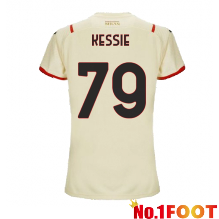 AC Milan（KESSIE 79）Womens Away Jersey Beige 2021/2022