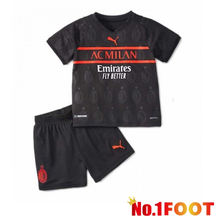 AC Milan Kids Third Jersey Black 2021/2022