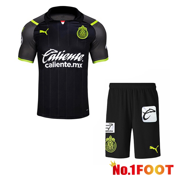 CD Guadalajara Kids Away Jersey Black 2021/22