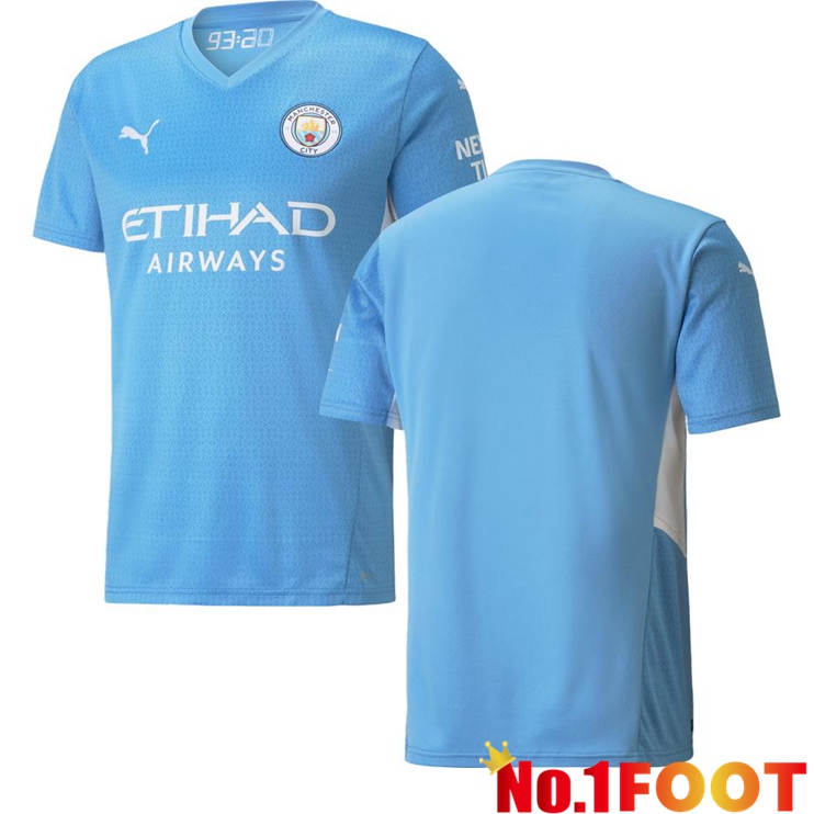 Manchester City Home Jersey Light Blue 2021/2022