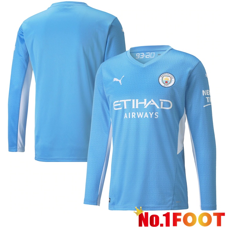 Manchester City Home Jersey Long sleeve 2021/2022