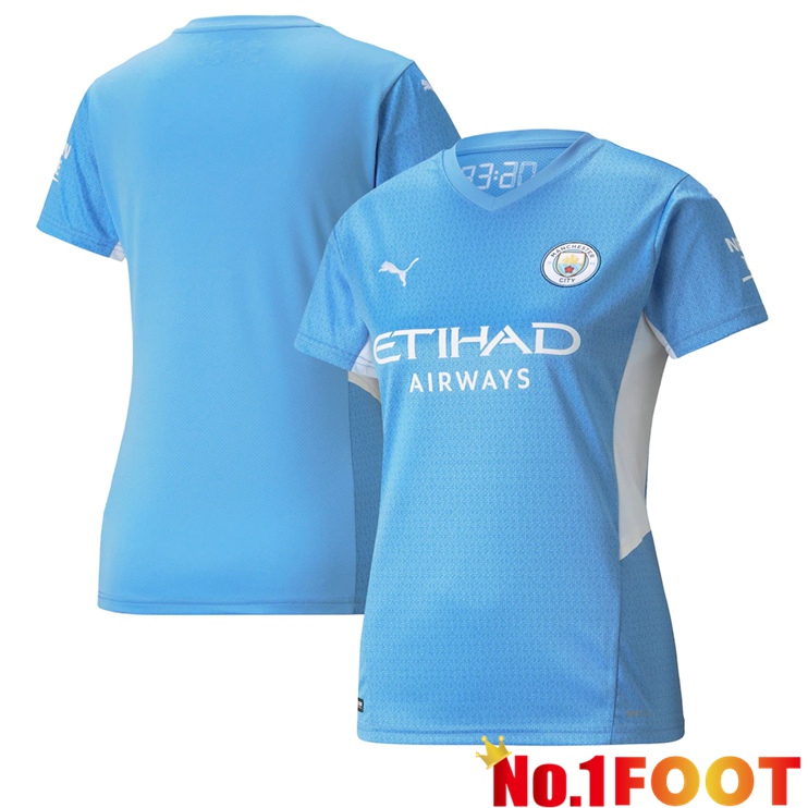 Manchester City Womens Home Jersey Light Blue 2021/2022