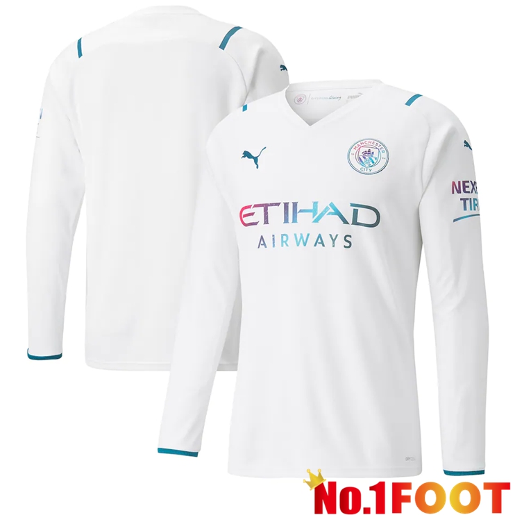 Manchester City Away Jersey Long sleeve 2021/2022