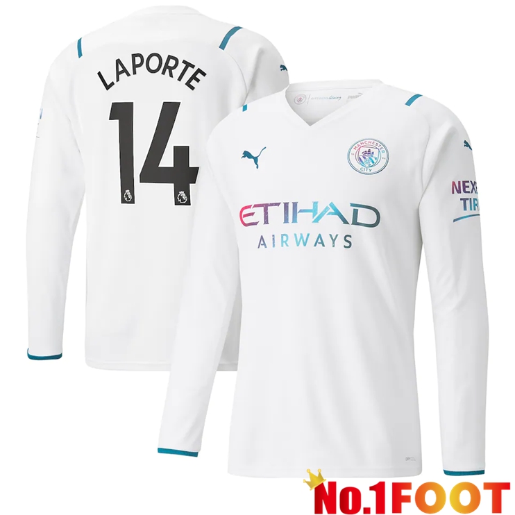 Manchester City (Laporte 14) Away Jersey Long sleeve 2021/2022