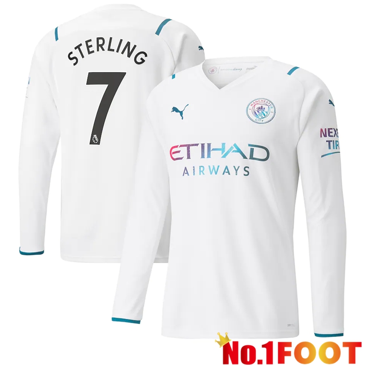 Manchester City (STERLING 7) Away Jersey Long sleeve 2021/2022