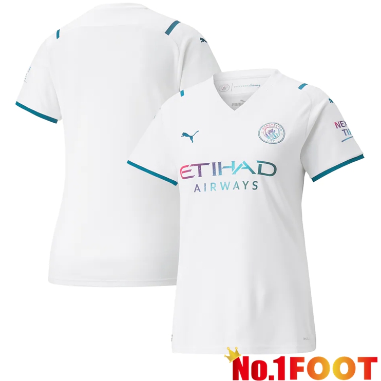 Manchester City Womens Away Jersey White 2021/2022