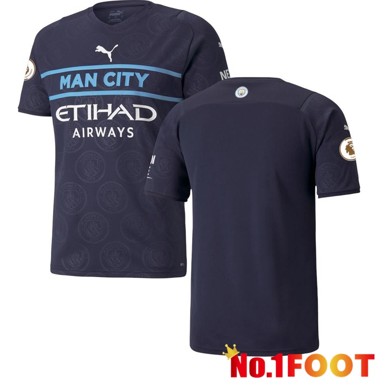 Manchester City Third Jersey Black 2021/2022