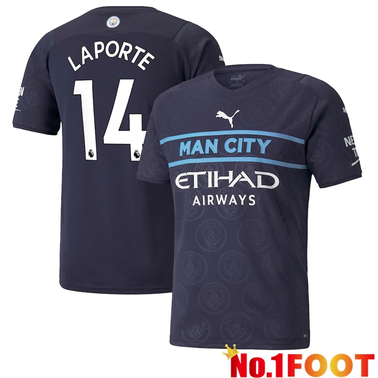 Manchester City (Laporte 14) Third Jersey Black 2021/2022