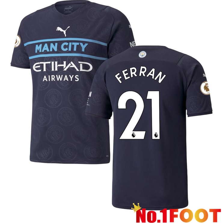 Manchester City (FERRAN 21) Third Jersey Black 2021/2022