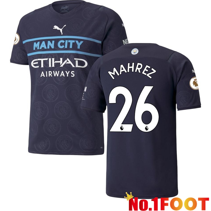 Manchester City (MAHREZ 26) Third Jersey Black 2021/2022