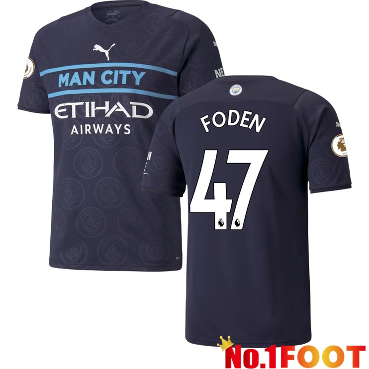 Manchester City (FODEN 47) Third Jersey Black 2021/2022