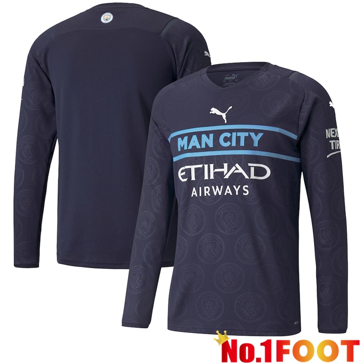 Manchester City Third Jersey Long sleeve 2021/2022