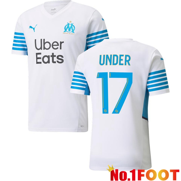 Olympique Marseille (CENGIZ UNDER 17) Home Jersey White/Blue 2021/2022